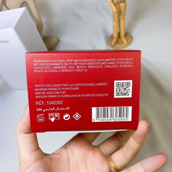 Baccarat Rouge 540 Extrait de Parfum 70ml – Fragranza Intensa e Iconica Unisex