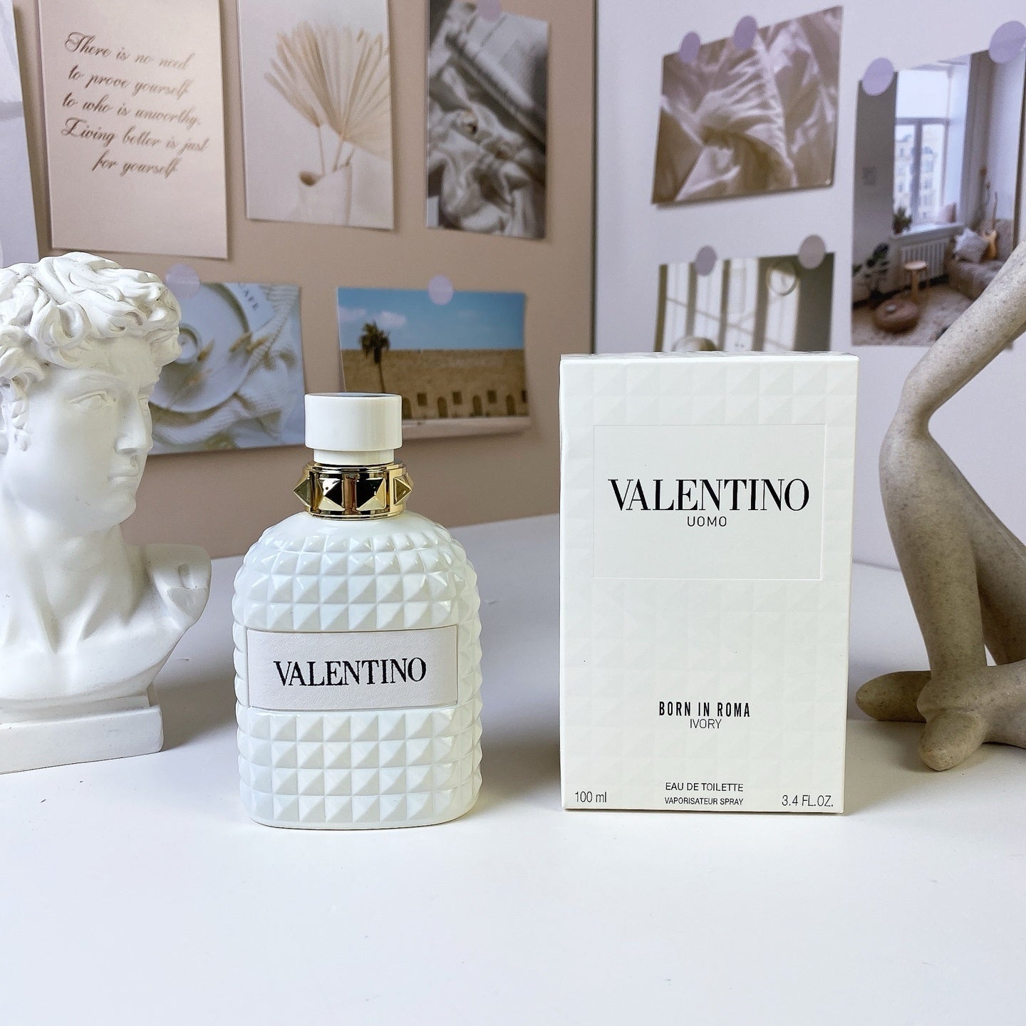 Valentino Uomo Born in Roma Ivory Eau de Toilette 100ml – Fragranza Maschile Elegante e Moderna